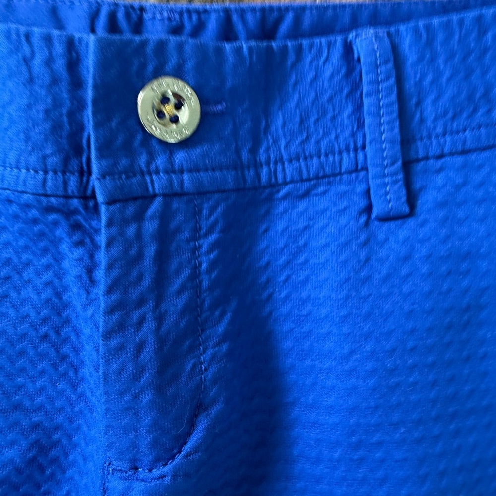 Lilly Pulitzer Royal Blue Textured Shorts